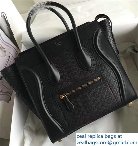 celine python frame bag black|python celine handbags.